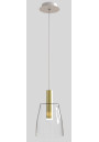 Lampa wisząca Modena 5 W LED 3000 K złoty 15 cm