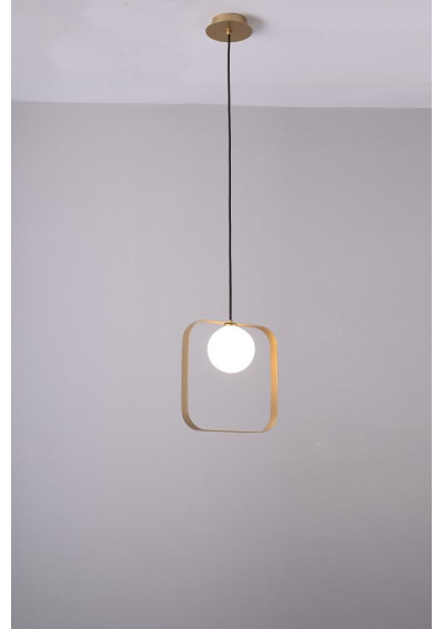 Lampa wisząca Tula 1xG9 złoty 12 cm