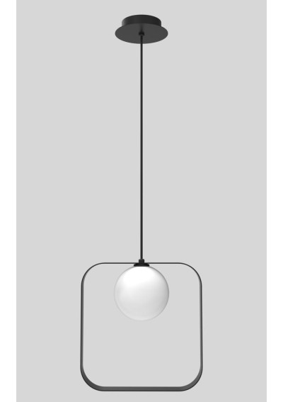 Lampa wisząca Tula 1xG9 czarny 12 cm