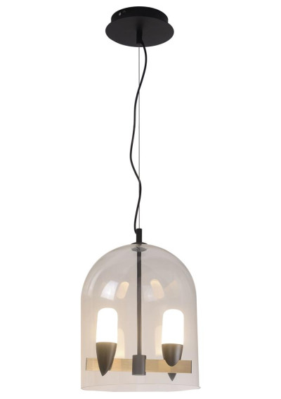 Lampa wisząca Sakai 5,4 W LED 3000 K czarny+złoty 30 cm