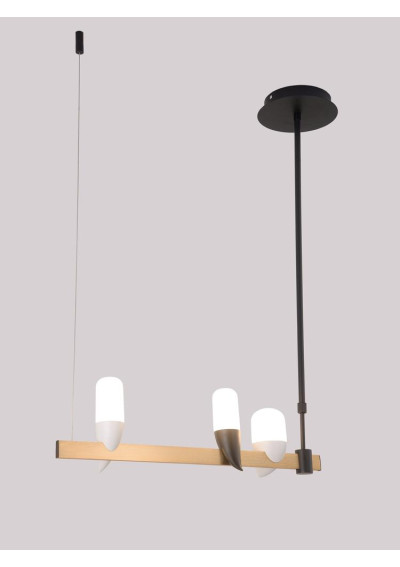 Sakai pendant light 5,4 W LED 3000 K black/gold 60 cm