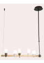 Lampa wisząca Sakai 5,4 W LED 3000 K czarny+złoty 85 cm