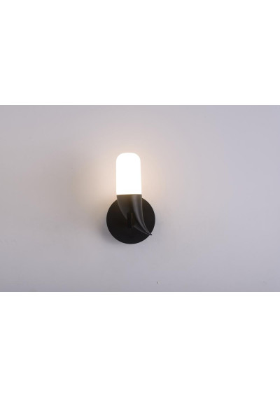 Lampa ścienna Sakai 5,4 W LED 3000 K czarny 13,3 cm