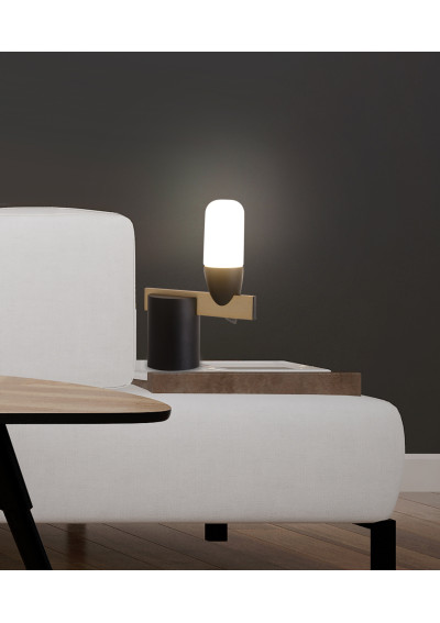 Lampa stołowa Sakai 5,4 W LED 3000 K czarny 7,5 cm - zdjęcie produktu 13