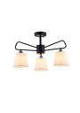 Morley pendant light 3xE14 black 58,5 cm