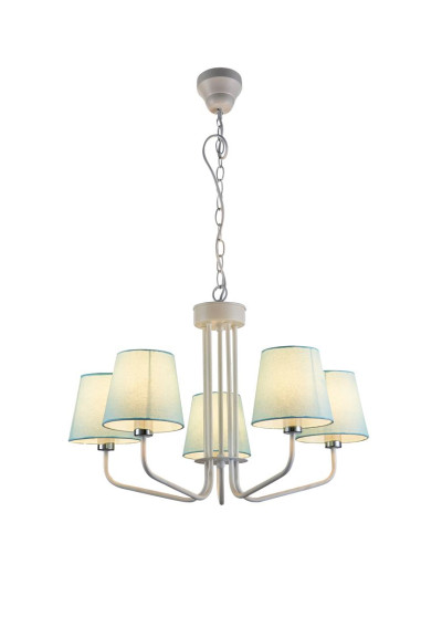 Lampa wisząca York 5xE14 biały 72 cm