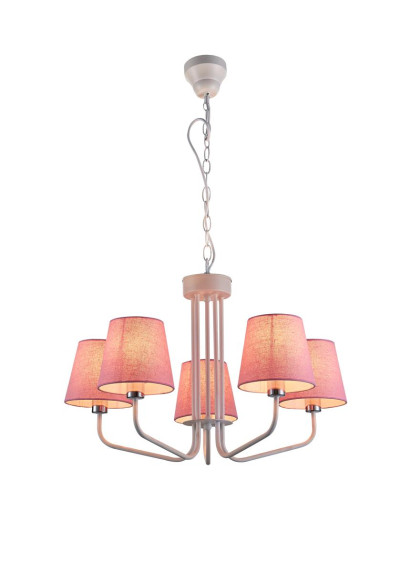 York pendant light 5xE14 white 72 cm