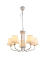 Lampa wisząca York 5xE14 biały 60 cm