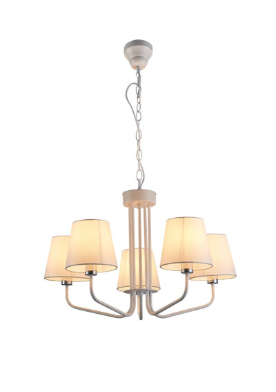 Lampa wisząca York 5xE14 biały 60 cm