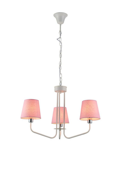 York pendant light 3xE14 white 58 cm