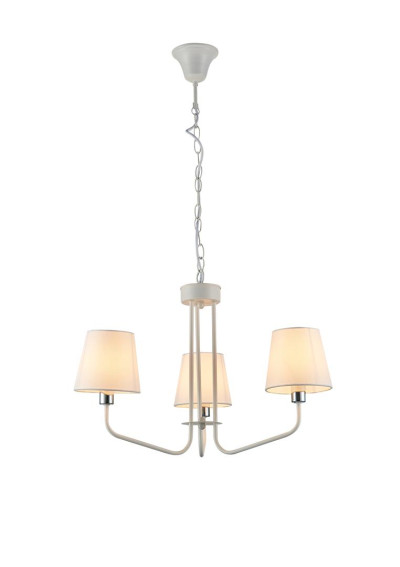 York pendant light 3xE14 white 58 cm