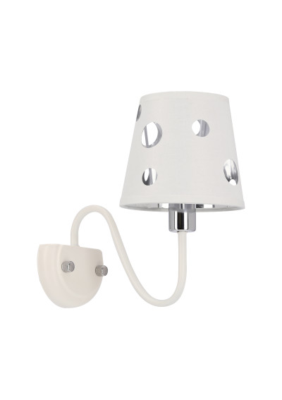 Lampa ścienna Batley 1xE14 biały 15 cm