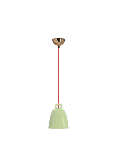 Lampa wisząca Sewilla 1xE27 zielony 15 cm