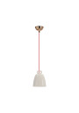 Lampa wisząca Sewilla 1xE27 biały 15 cm