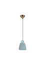 Lampa wisząca Sewilla 1xE27 niebieski 15 cm