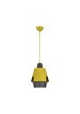 Lampa wisząca Falun 1xE27 żółty 22 cm