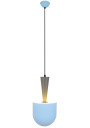 Visby pendant light 1xE27 blue/grey 19 cm