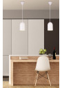Lampa wisząca Oss 1xE27 biały 15 cm - zdjęcie produktu 3
