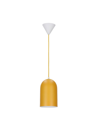 Lampa wisząca Oss 1xE27 żółty 15 cm