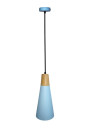 Lampa wisząca Faro 1xE27 niebieski 15 cm