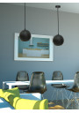 Flen pendant light 1xE27 black 20 cm - product image 2