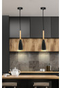 Lampa wisząca Trosa 1xE27 czarny 10 cm - zdjęcie produktu 3