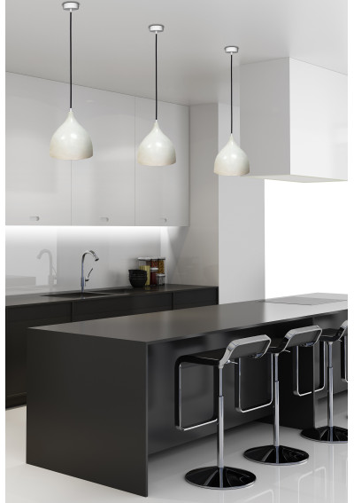 Ystad pendant light 1xE27 white 17 cm - product image 1