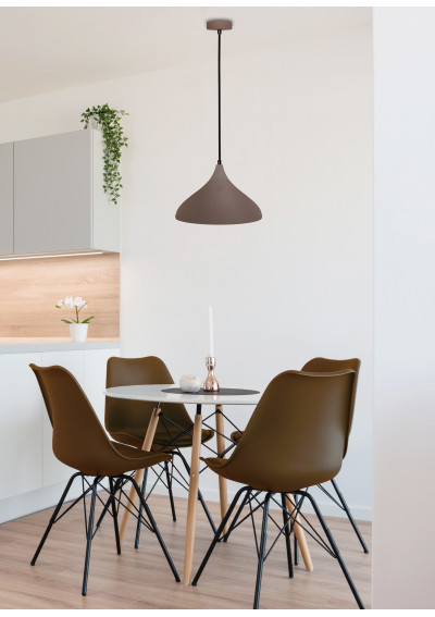 Viborg pendant light 1xE27 brown 32 cm - product image 1