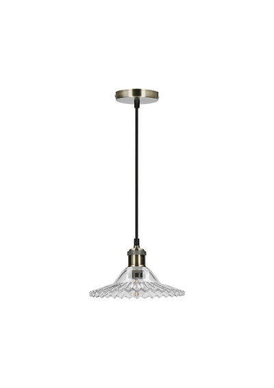 Lampa wisząca Geneva 1xE27 bezbarwny 21,5 cm