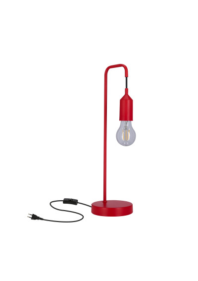 Lampa stołowa Laren 1xE27 czerwony 13 cm