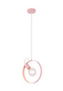 Lampa wisząca Nexo 1xE27 rózówy 3 cm