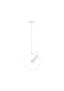 Lampa wisząca Nexo 1xE27 biały 3 cm