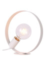 Lampa stołowa Nexo 1xE27 biały 10 cm