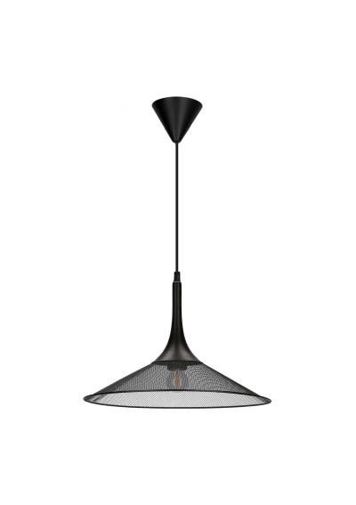 Lampa wisząca Kiruna 1xE27 czarny 36 cm