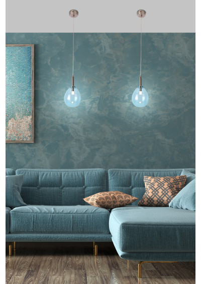 Lukka pendant light 6 W LED 3000 K chromee 18 cm - product image 1