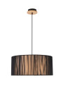 Lampa wisząca Kioto 3xE27 czarny 45 cm