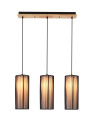 Kioto pendant light 3xE27 black 12 cm