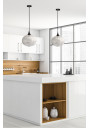 Exeter pendant light 1xE27 black 24 cm