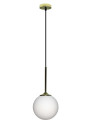 Lampa wisząca Glasgow 1xE27 złoty 15 cm
