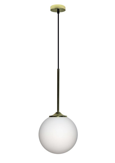 Lampa wisząca Glasgow 1xE27 złoty 18 cm
