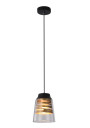 Fresno pendant light 1xE27 black 15,5 cm