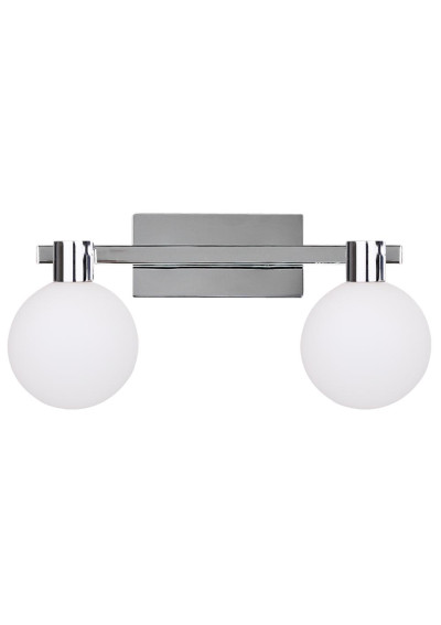 Lampa ścienna Maldus 2xG9 chromowy + biały 33,5 cm
