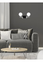 Maldus wall light 2xG9 chromee / white 33,5 cm - product image 1