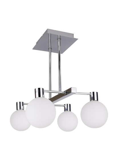 Maldus pendant light 4xG9 chromee / white 38 cm