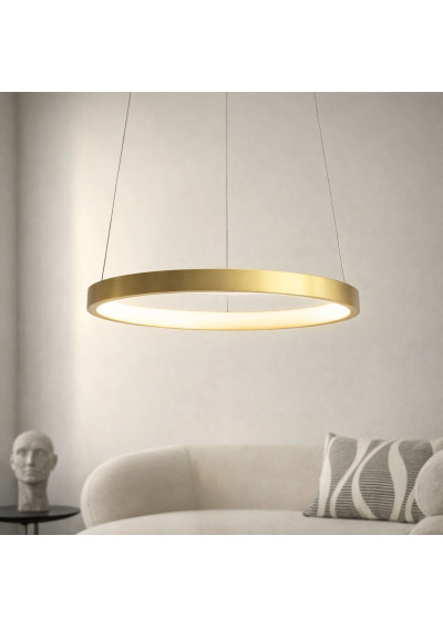 Lampa wisząca Lune 25 W LED 4000 K złoty 40 cm - zdjęcie produktu 1