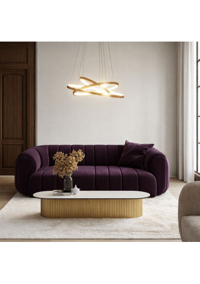 Lune pendant light 60 W LED 4000 K gold 50 cm - product image 1