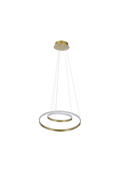 Lune pendant light 40 W LED 4000 K gold 50 cm