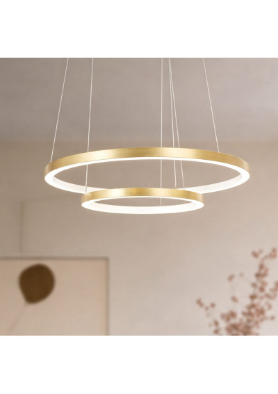 Lampa wisząca Lune 40 W LED 4000 K złoty 50 cm - zdjęcie produktu 7