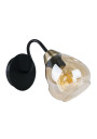 Unica wall light 1xE27 black / gold 28 cm