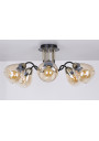 Unica ceiling light 5xE27 black / gold 64 cm
